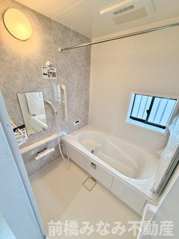 【新築】前橋市光が丘町　限定１棟　ハートフルタウン　新築建売の浴室|お風呂で日々の疲れを落としましょう