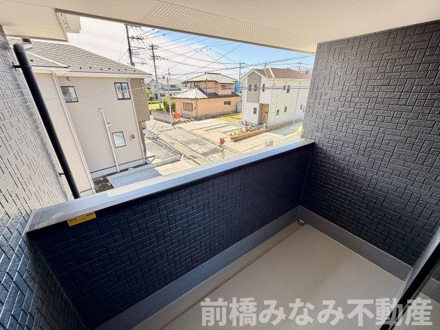 【新築】前橋市北代田町1期　３号棟(全３棟)　アーバンスタイル　新築建売分譲のバルコニー|落ち着いた時間を過ごせるバルコニーです