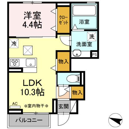 レオンハウスの間取り