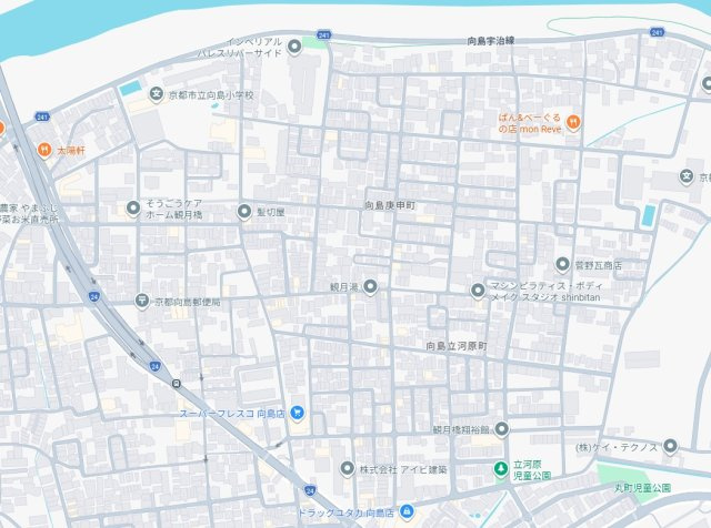 京都市伏見区向島庚申町　第1期　新築一戸建ての地図