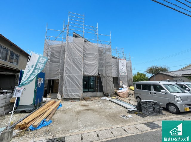 京都市伏見区向島庚申町　第1期　新築一戸建ての外観|現在建築中！落ち着いた街並みで新生活を始めることが出来そう！周辺の物件も併せてご紹介させて頂きます！