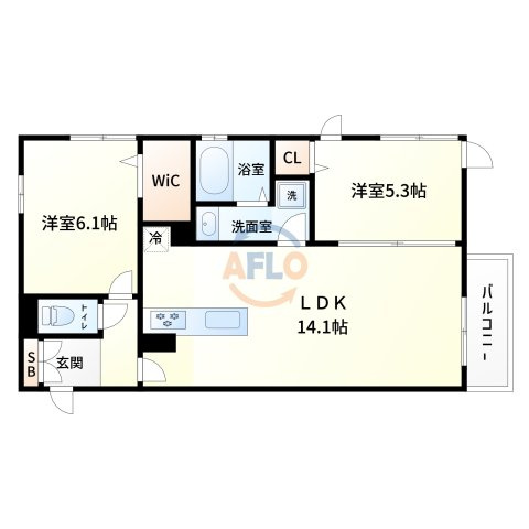 フローラの間取り|間取り