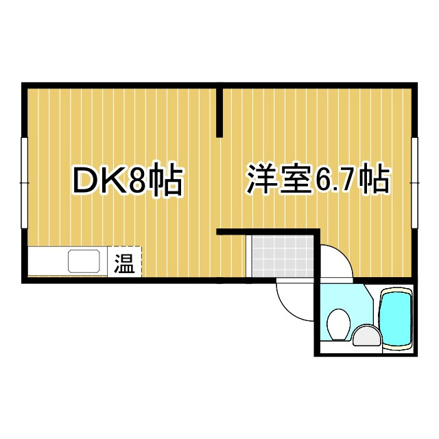 ひまわり荘Ⅱの間取り