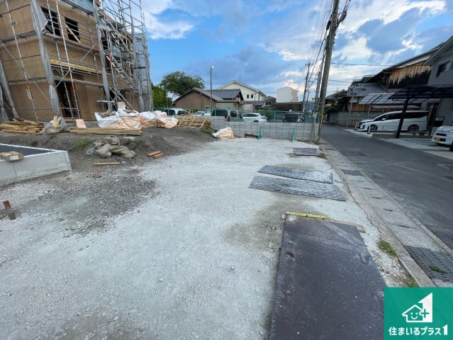 京都市伏見区向島庚申町　第1期　新築一戸建ての外観|現在建築中！落ち着いた街並みで新生活を始めることが出来そう！周辺の物件も併せてご紹介させて頂きます！