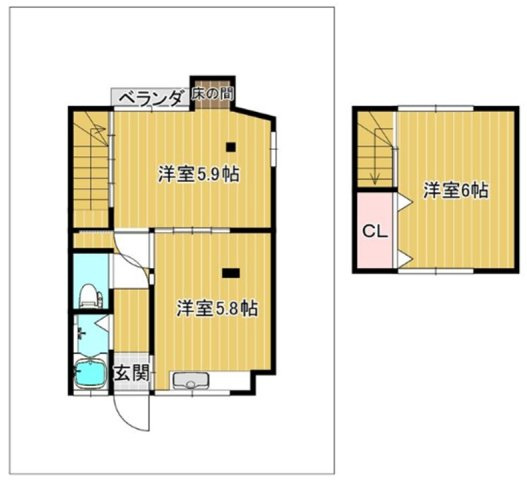 甲子園口5丁目の間取り|JR【甲子園口】　徒歩9分　日々の生活を助けてくれますね