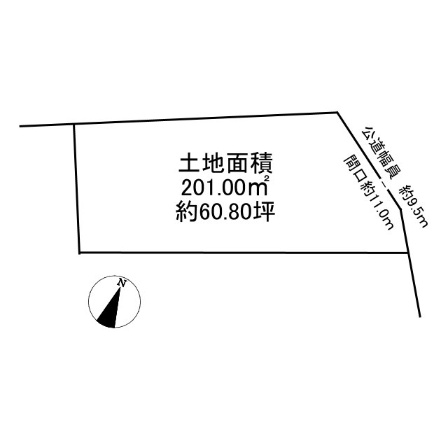 緑区大高町字小坂土地の土地図