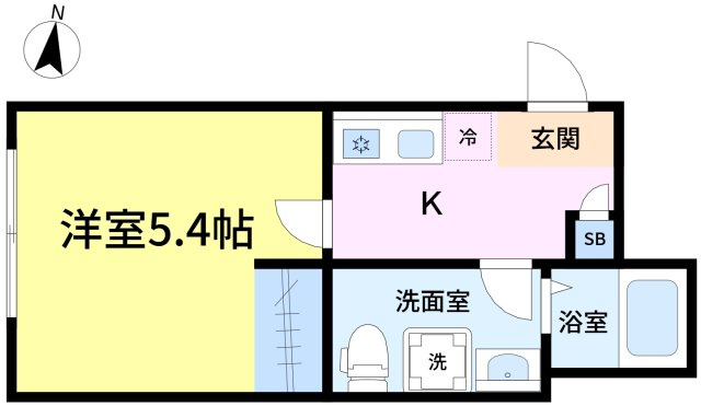 江戸川区松島４丁目のアパートの間取り
