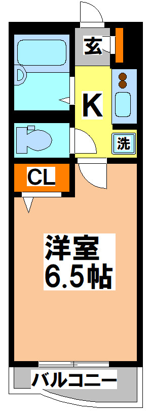 武蔵野市関前５丁目の賃貸マンションの間取り