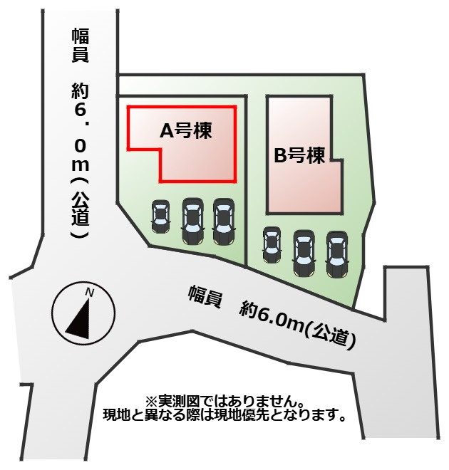 ハートフルタウン宇都宮市戸祭町2145番の区画図|【全2棟】各号棟の詳細については、お気軽にお問い合わせください♪