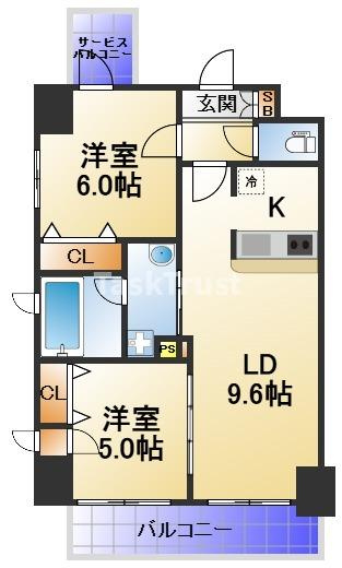【間取り】 | コンフォート大阪天満宮