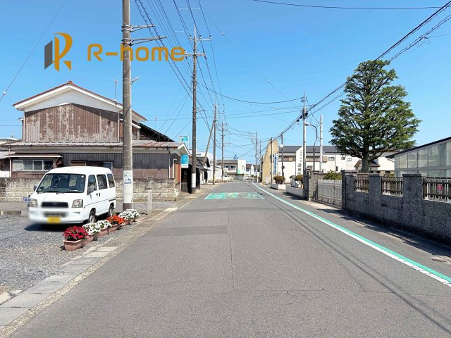 ひたちなか市釈迦町　新築戸建て　A号棟の前面道路含む現地写真|周辺環境も併せて案内致します♪
ぜひ現地へお越しください♪