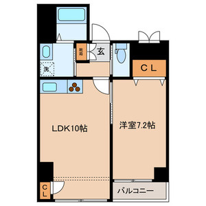 ＡＲＴＥＲＥ東日本橋の間取り|間取りです。