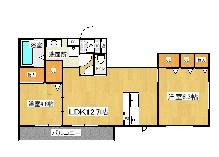 セジュールラフレーズの間取り