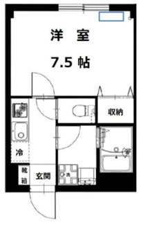 【間取り】 | b'CASA 北砂 | 間取りです。