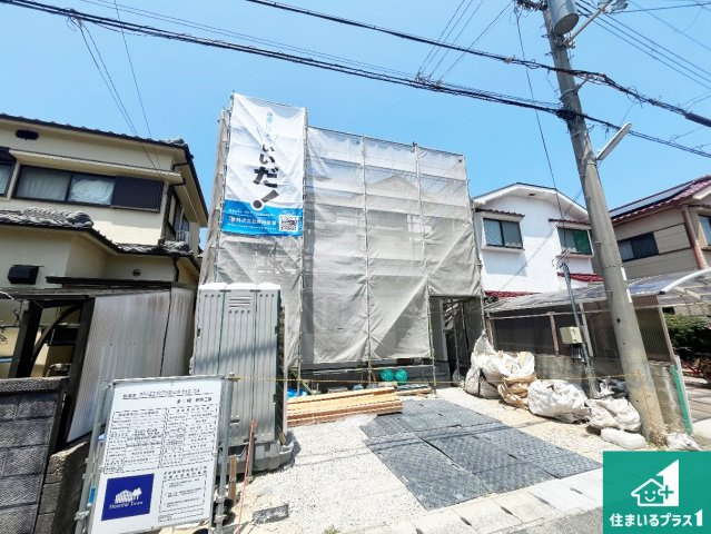 神戸市西区玉津町高津橋　新築一戸建ての外観|現在の進捗状況です！順調に作業進行中、完成が待ち遠しいです！詳細の間取り等、お気軽にお問い合わせください！