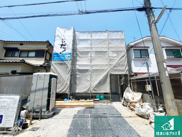 神戸市西区玉津町高津橋　新築一戸建ての外観|周辺は落ち着いた街並みの住宅地！子育てがしやすい住環境です！まだ未完成ですが、現地でしかわからない事もございます。是非一度ご覧ください。