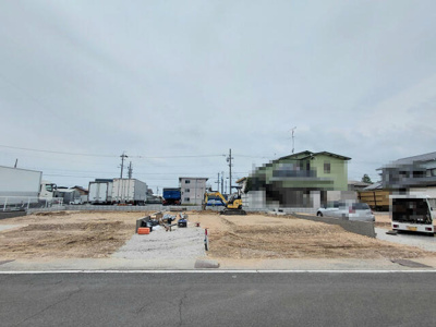 【外観】 | ブルーミングガーデン　袋井市月見町３棟／１期２号棟 | 現地土地写真