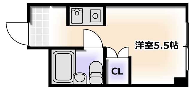 【間取り】 | パシフィック新今宮