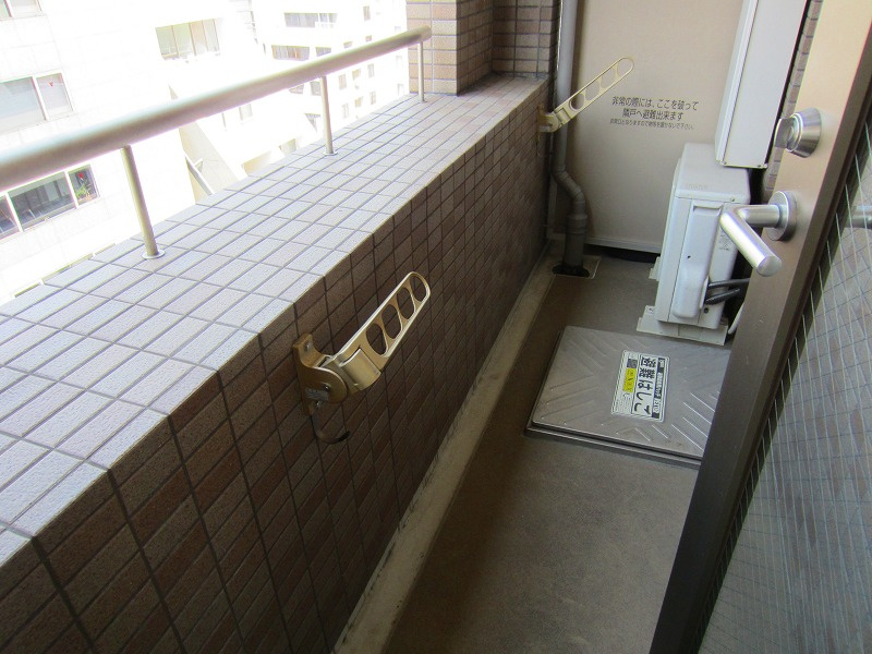 カイセイ本町のバルコニー