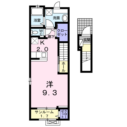 ユヌ　ブリーズの間取り