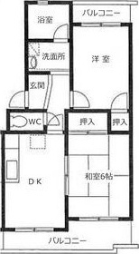 松栄マンションの間取り