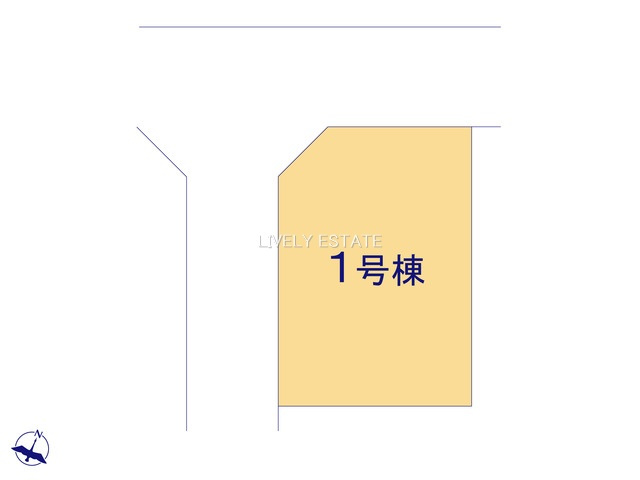 草加市青柳8丁目 新築分譲住宅の区画図