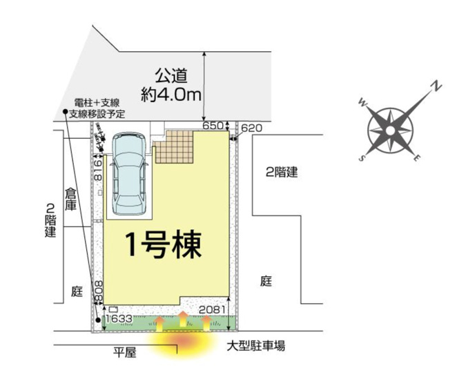 【区画図】 | 坂戸市千代田2丁目3期　ブルーミングガーデン　新築戸建　1号棟