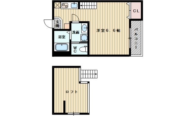 大阪市東淀川区大桐３丁目のアパート