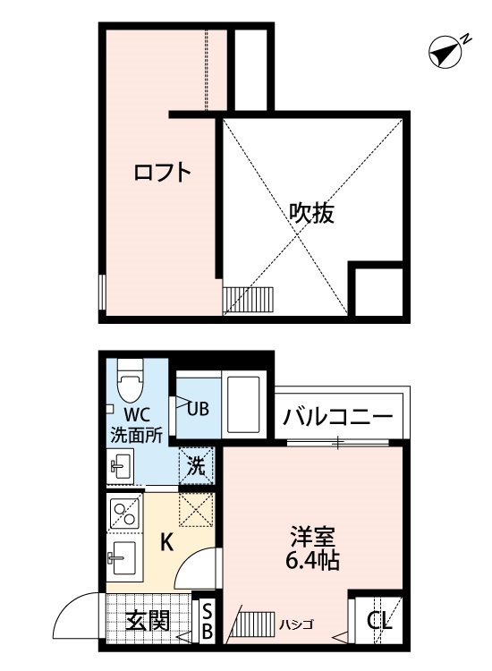 DearCourt Rの間取り