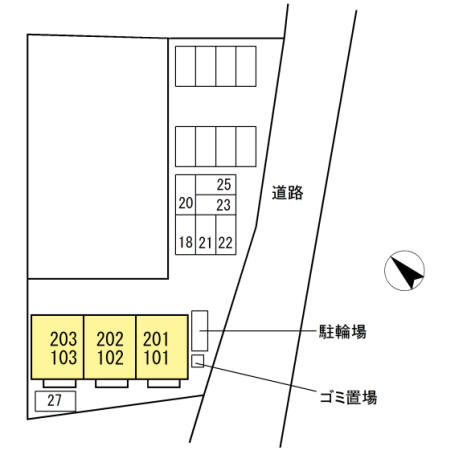 エクセル２１の区画図