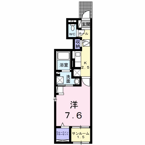 宮ノ丸トウロデン・２の間取り|間取図