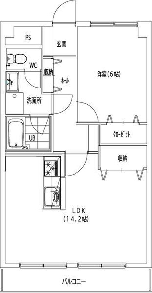 キャッスルメイ植田の間取り