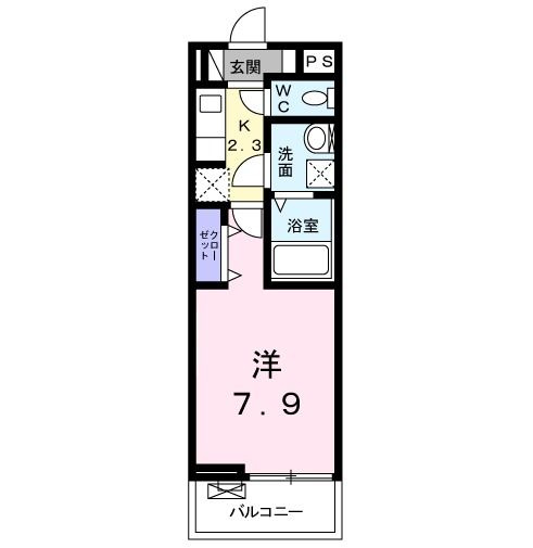 クレセールの間取り