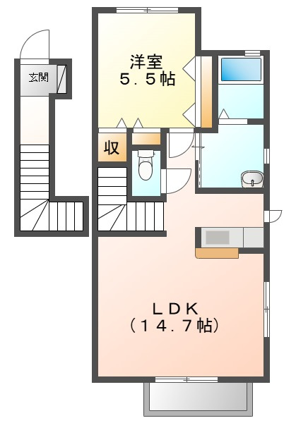 エスポワールの間取り