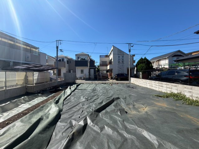 大田区久が原　建築条件付売地の外観|2026.10.01撮影　約40坪の整形地！