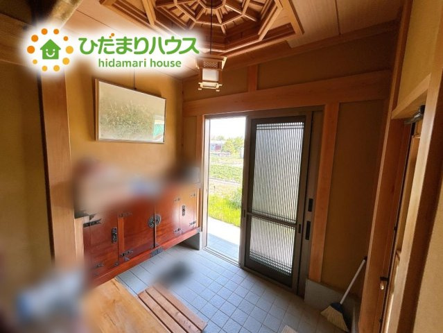 いわき市小川町上平字竹ノ内　中古戸建の玄関