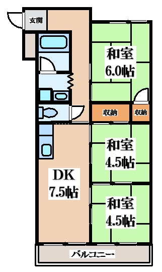 【間取り】 | RiseⅠ