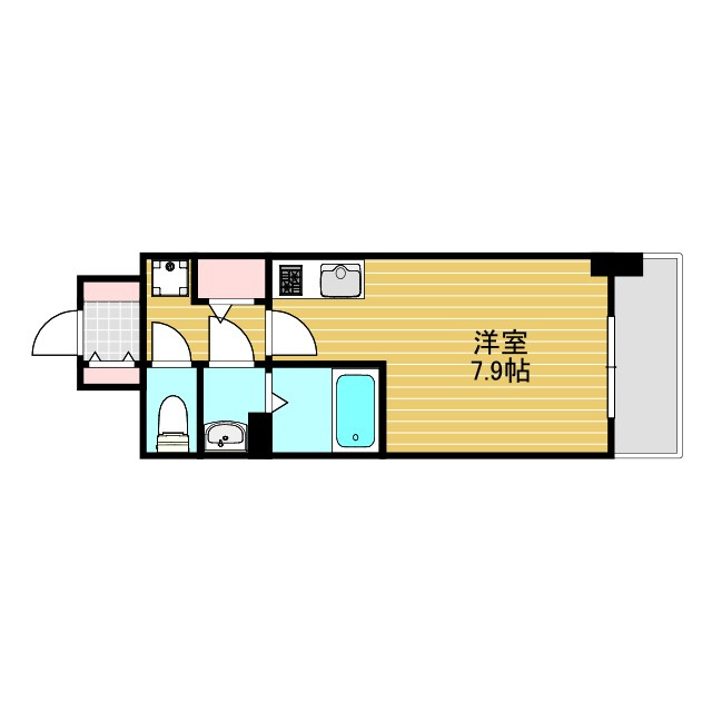 コンフォリア江坂広芝町の間取り