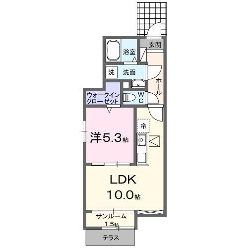 グランドムールⅠの間取り