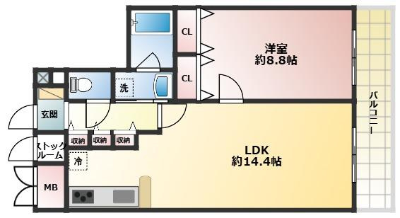 シャルム甲子園口の間取り