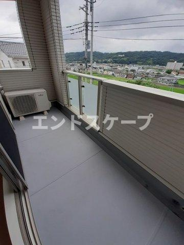 コスモス　Ⅱのバルコニー|高崎、前橋のお部屋探しはエンドスケープまで！お客様の理想お聞かせ下さい♪