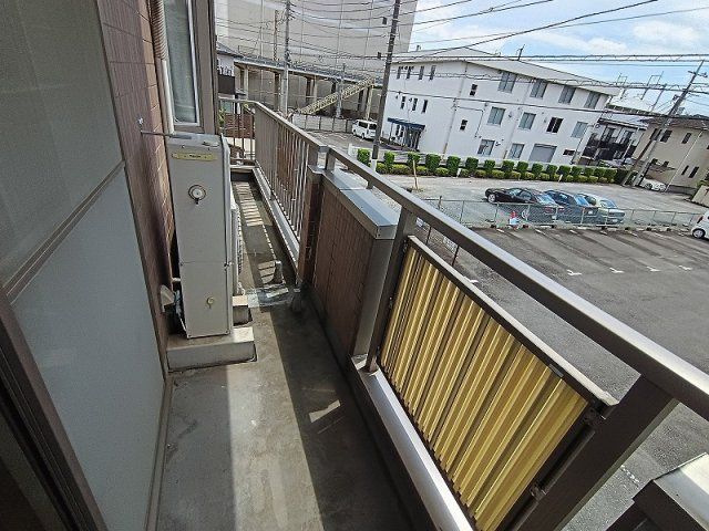 高崎市末広町中古住宅 ガレージ・エレベーター付き！のバルコニー|現地撮影