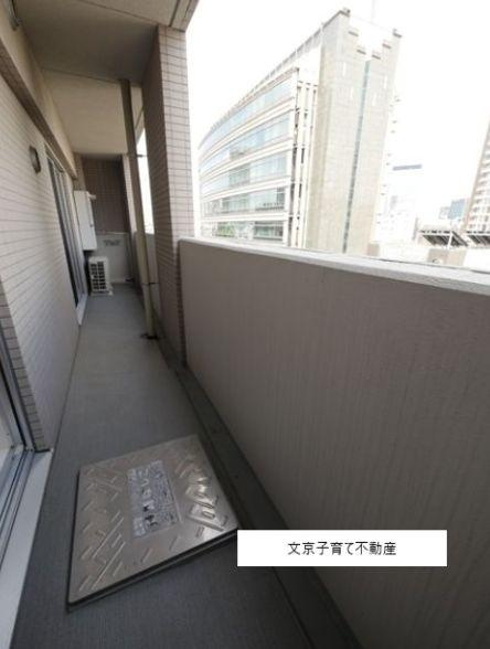 プラース千代田富士見のバルコニー