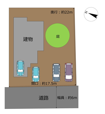 【区画図】 | 鹿角市花輪字福士188-6他１・中古住宅☆リフォーム中☆