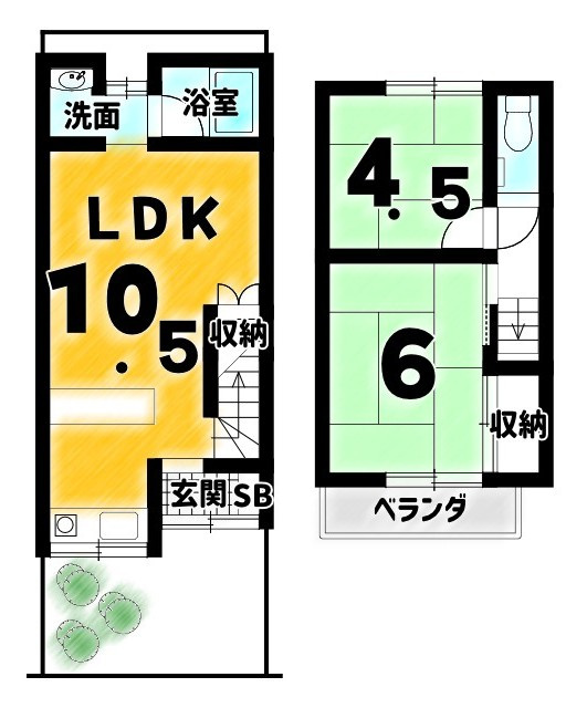吉田下大路町の間取り