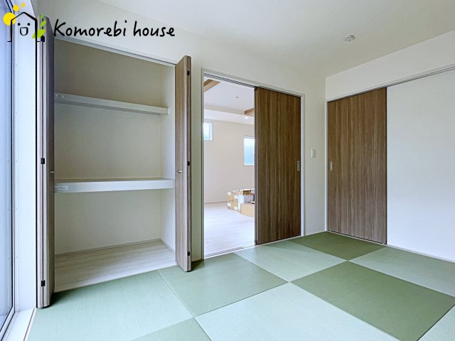 桶川市北1丁目　新築一戸建て　ブルーミングガーデン　01の和室|26.8.8撮影済み