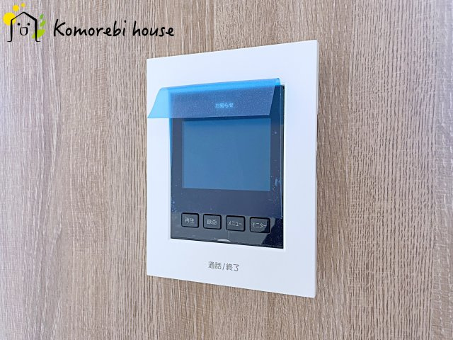桶川市北1丁目　新築一戸建て　ブルーミングガーデン　01の防犯設備|26.8.8撮影済み