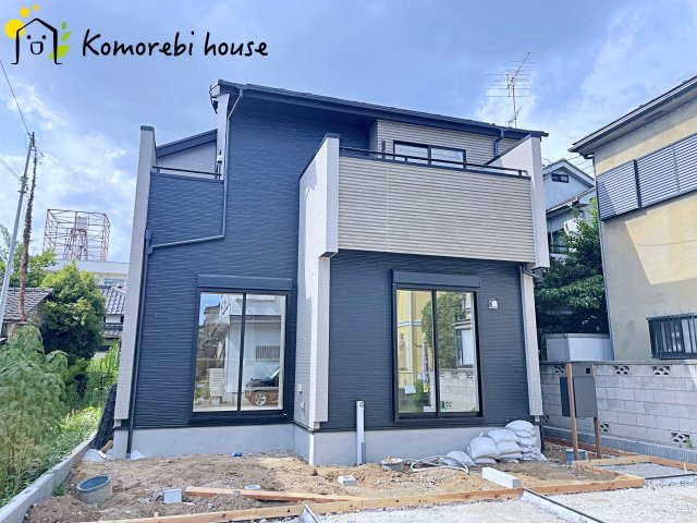 桶川市北1丁目　新築一戸建て　ブルーミングガーデン　01の外観|26.8.8撮影済み