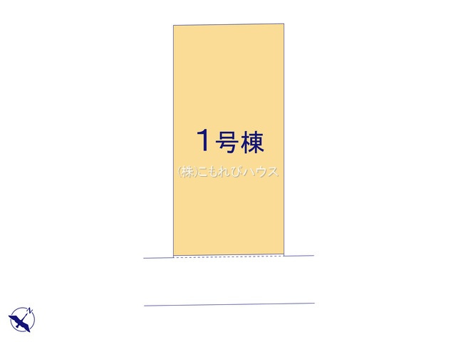 桶川市北1丁目　新築一戸建て　ブルーミングガーデン　01の区画図|1号棟
26.8.8撮影済み