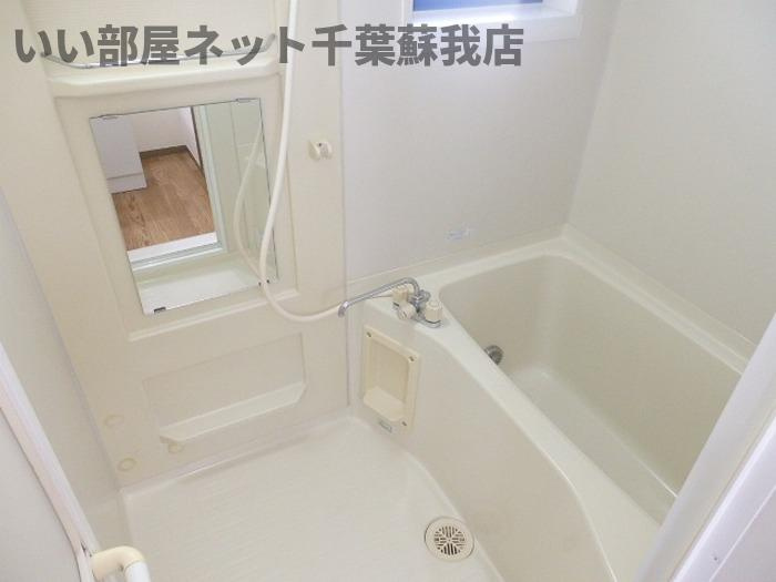セジュール五井　Ｃの浴室|日々の疲れを癒すお風呂付です